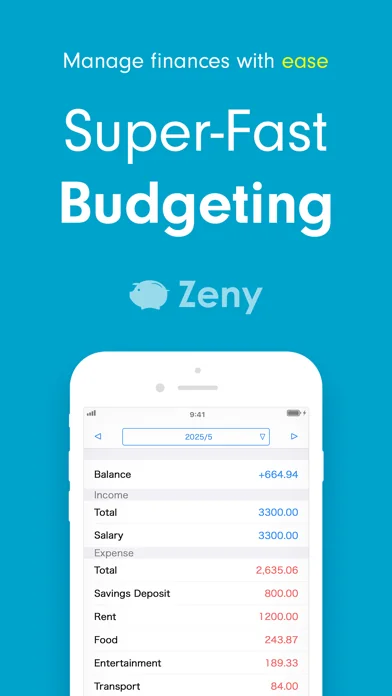Easy Budget Money Tracker Zeny screenshot 1