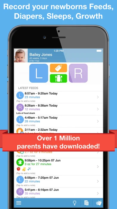 Feed Baby - Breastfeeding App screenshot 1