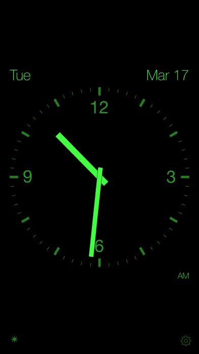 Disappearing Bedside Clock
