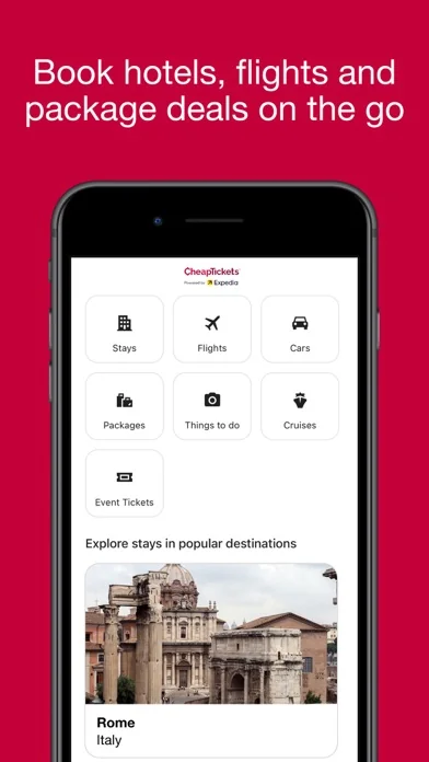 CheapTickets Hotels & Flights screenshot 1