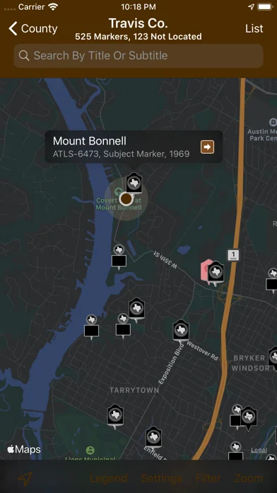 Texas Historical Marker Guide screenshot 1