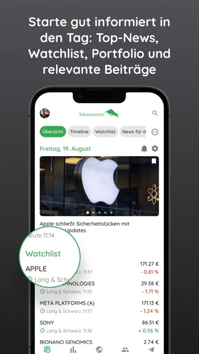 Börse & Aktien - BörsennewsApp screenshot 1