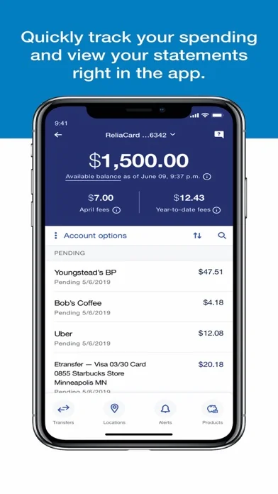 U.S. Bank ReliaCard screenshot 3