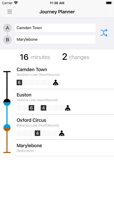 London Tube Live - Underground screenshot 2