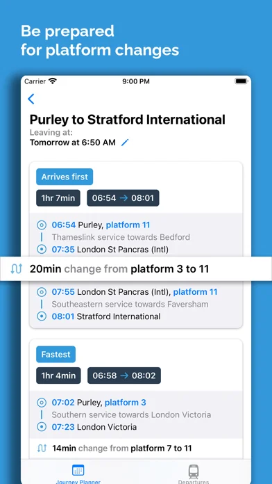 Train Times UK Journey Planner screenshot 3