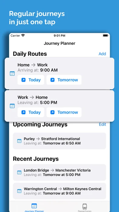 Train Times UK Journey Planner screenshot 4
