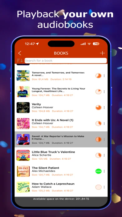MP3 Audiobook Player screenshot 4