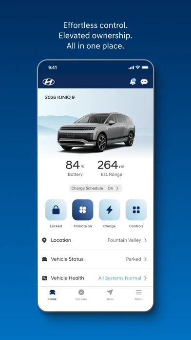 MyHyundai with Bluelink screenshot 1