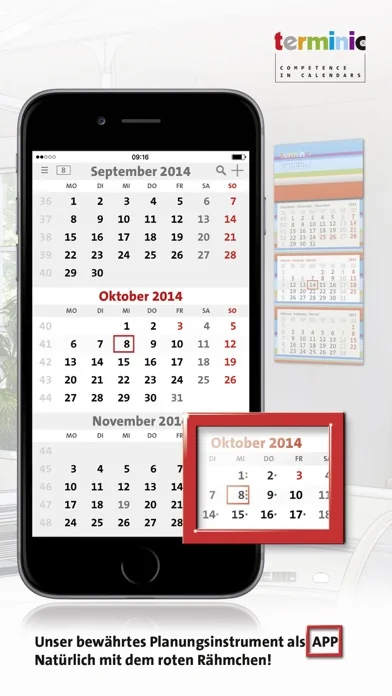 terminic 3-Monatskalender Pro