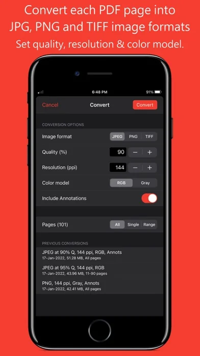 PDF to JPG - Converter screenshot 1