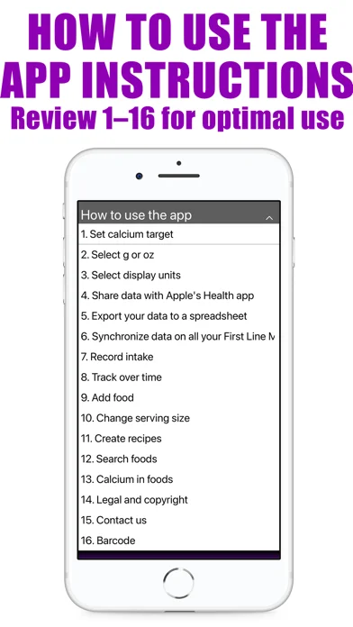 Calcium Counter and Tracker