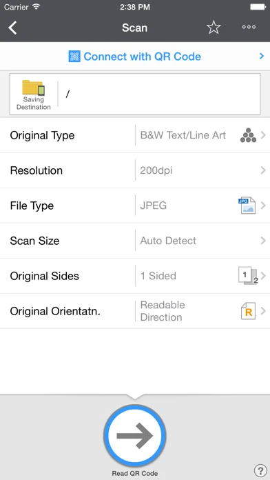 RICOH Smart Device Connector screenshot 2