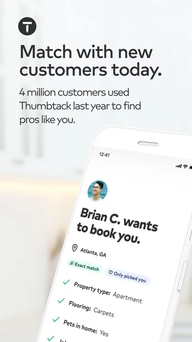 Thumbtack for Professionals screenshot 1