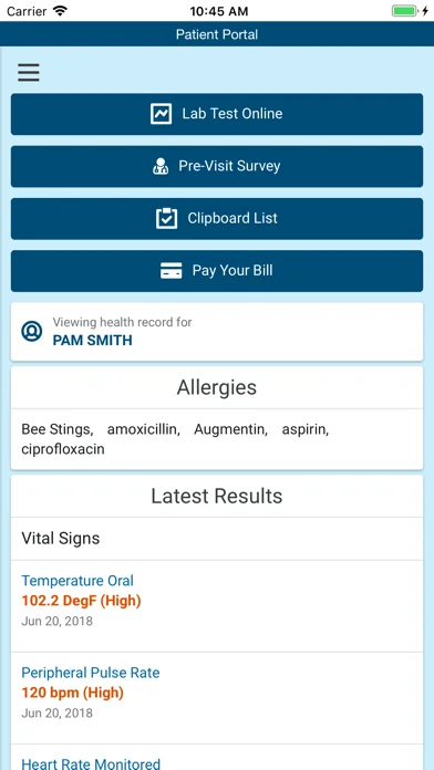 HealtheLife screenshot 1