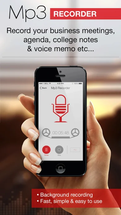 Mp3 Recorder Pro: Notes,Memos