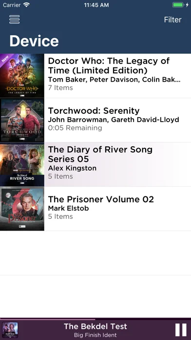 Big Finish Audiobook Player screenshot 2