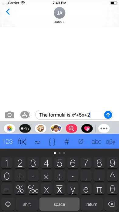 The Math Keyboard