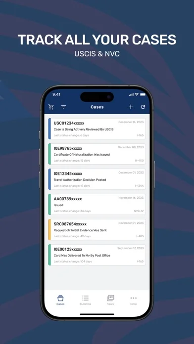 Case Tracker for USCIS & NVC screenshot 2