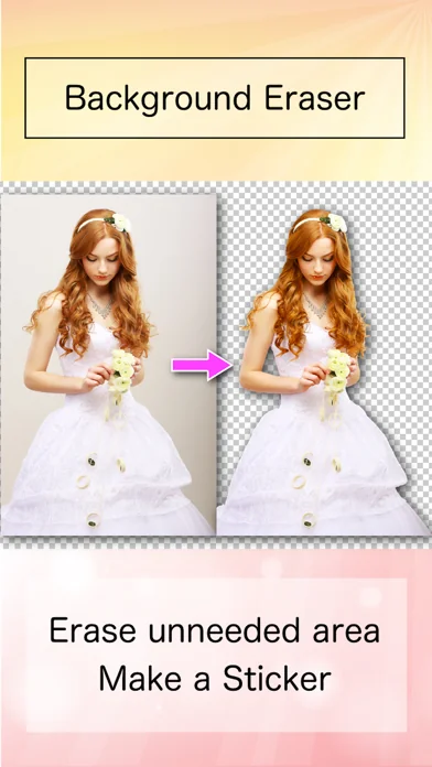 Background Eraser 〜 Stickers screenshot 1