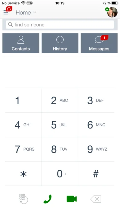 Avaya Workplace screenshot 2