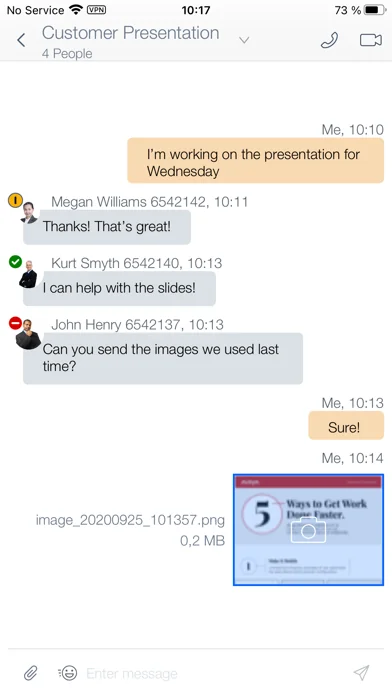 Avaya Workplace screenshot 4