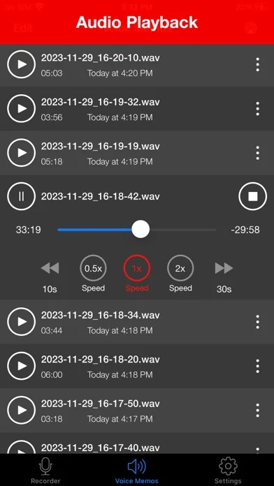 Voice Recorder : Ton aufnehmen screenshot 2