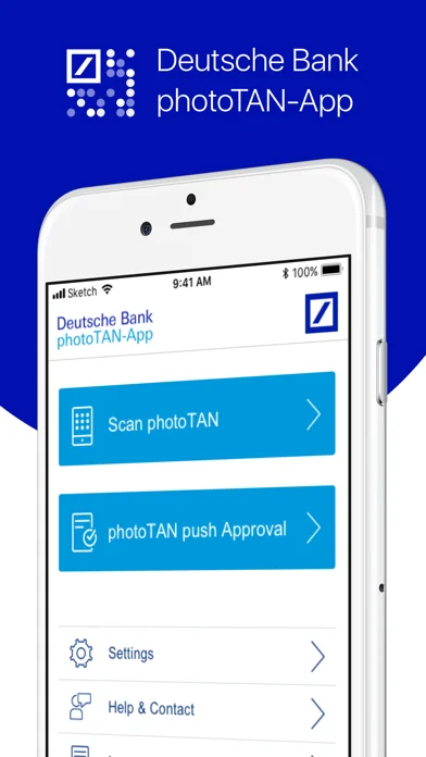Deutsche Bank photoTAN screenshot 1
