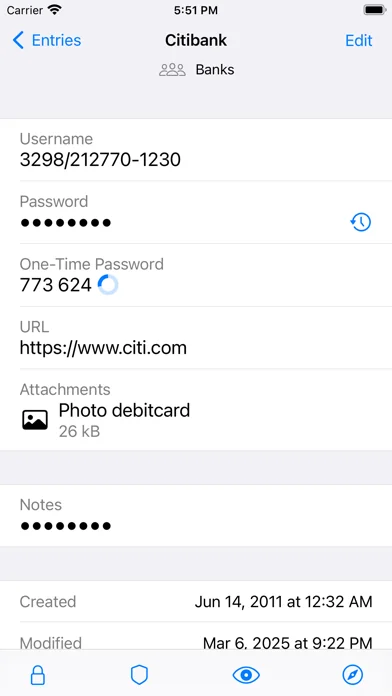 pwSafe 2 - Password Safe screenshot 3