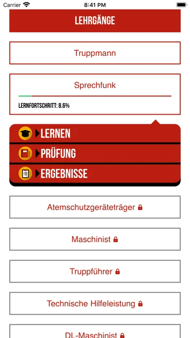 Feuerwehr Prüfungshilfe
