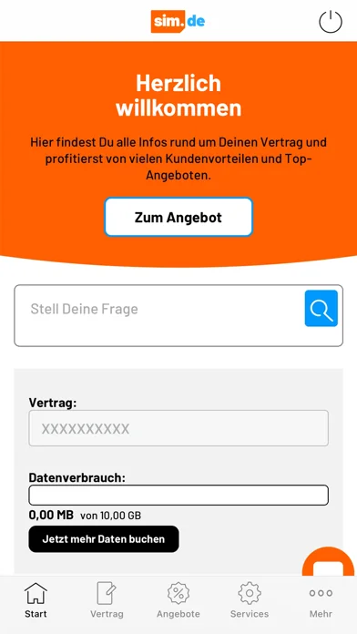 sim.de Servicewelt