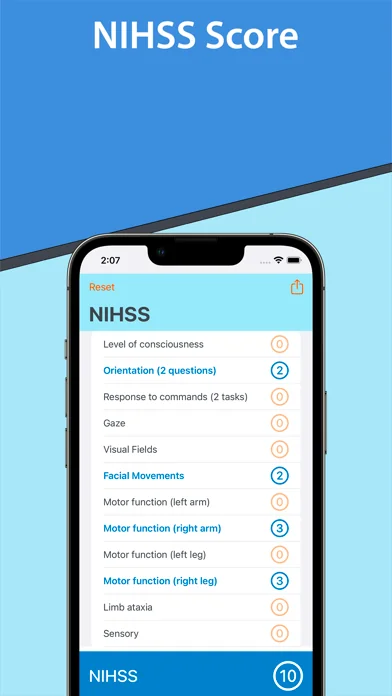 NIH Score & stroke tools