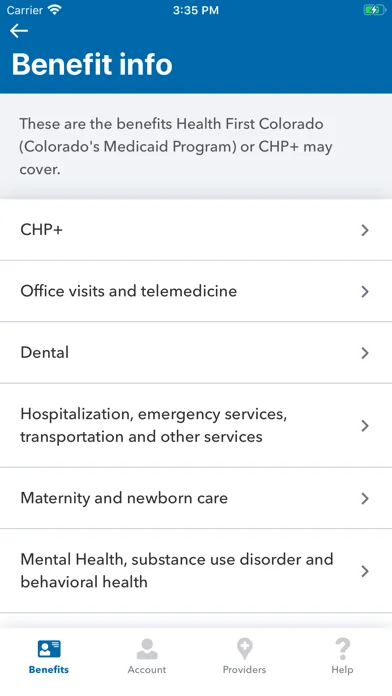 Health First Colorado screenshot 3