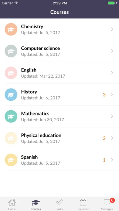 itslearning mobile screenshot 2