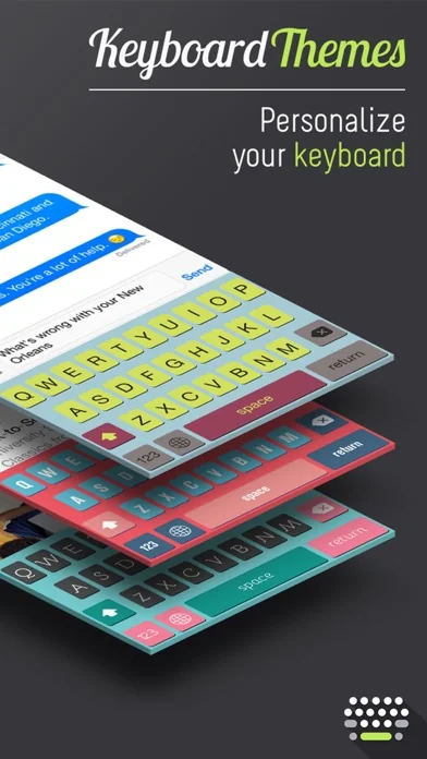 Keyboard Themes – Tastaturen in Individuellen Farben & Schriftarten für iPhone & iPad (iOS 8 Edition) screenshot 1