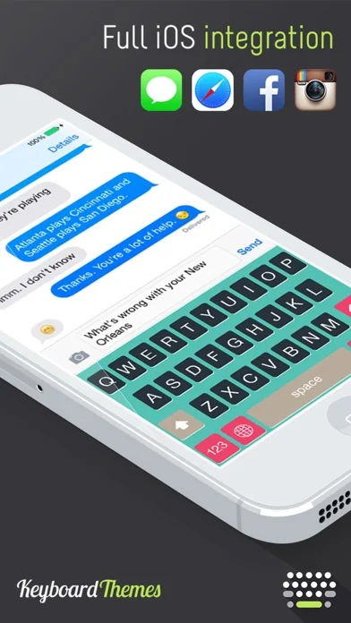 Keyboard Themes – Tastaturen in Individuellen Farben & Schriftarten für iPhone & iPad (iOS 8 Edition) screenshot 3