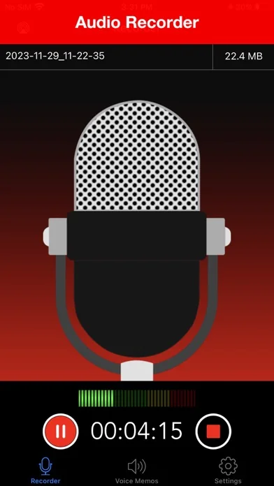 Voice Recorder Lite: Record HD screenshot 1