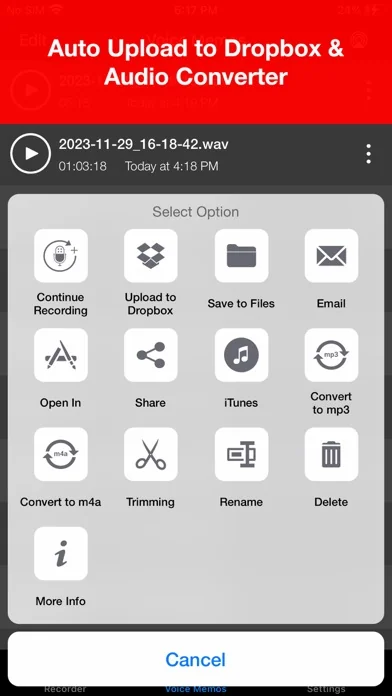 Voice Recorder Lite: Record HD screenshot 4
