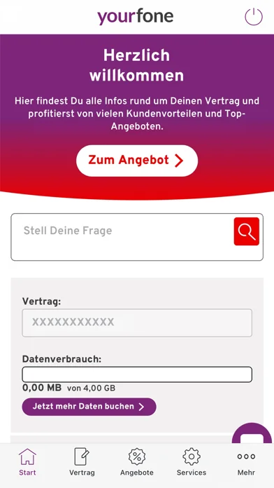 yourfone Servicewelt