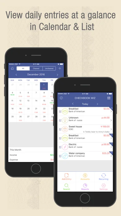 Checkbook Wiz screenshot 1