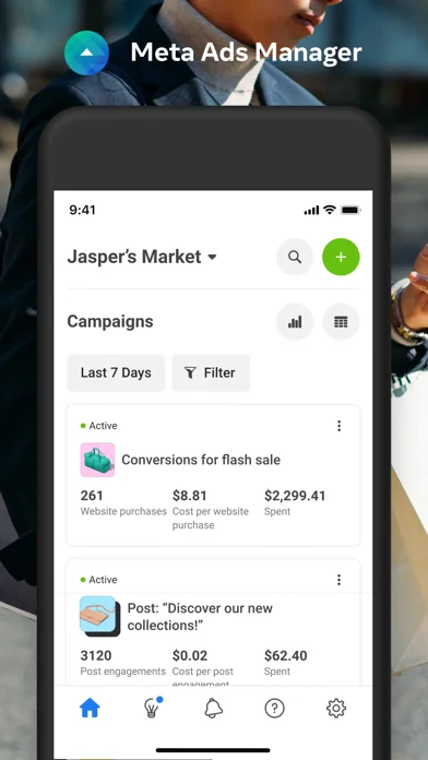 Meta-Werbeanzeigenmanager screenshot 1
