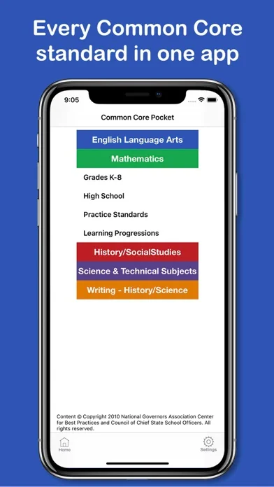Common Core Pocket