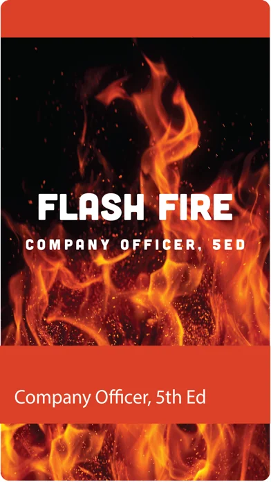 Flash Fire Company Officer 5th Edition