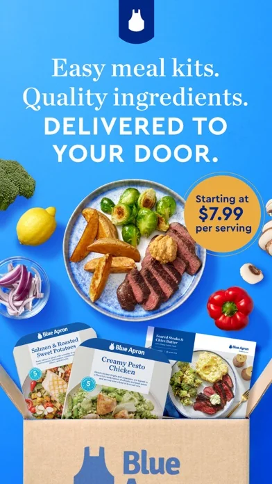 Blue Apron: Meal Kit Delivery screenshot 1