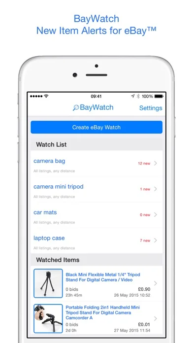 BayWatch - Alerts for eBay