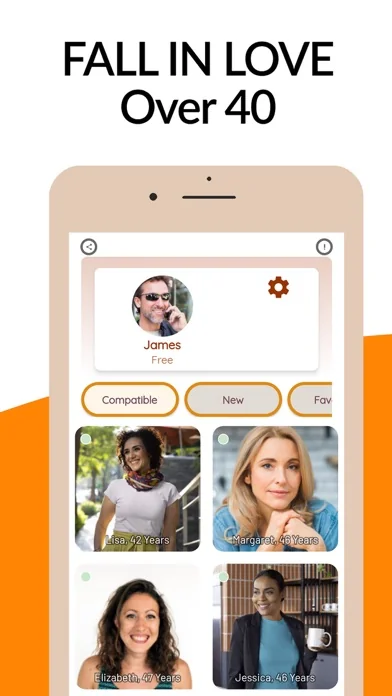 Plus40: Partnersuche und Chat screenshot 2