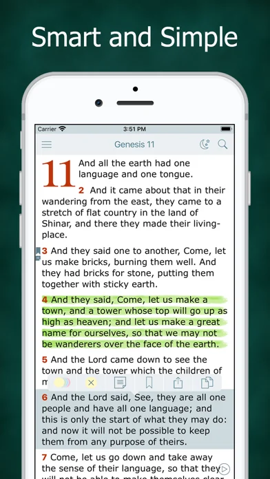 Simple Bible in Basic English screenshot 1