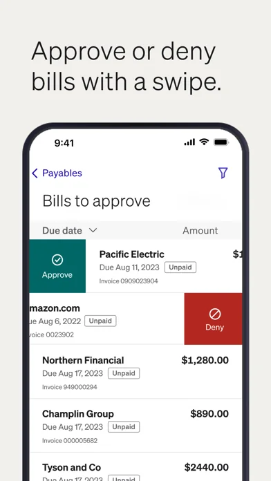 BILL AP & AR Business Payments screenshot 3
