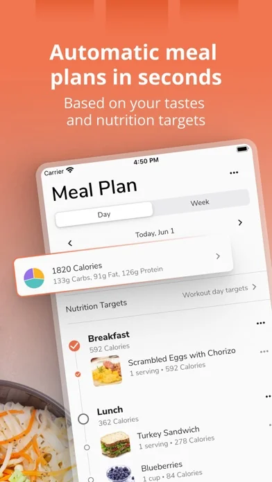 Eat This Much - Meal Planner screenshot 1
