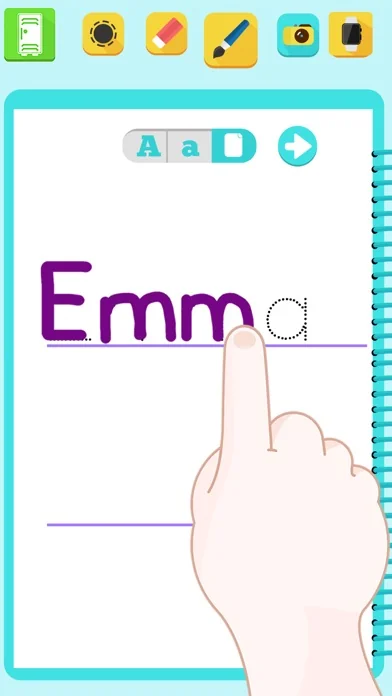 Name Play: a name reading and writing practice kit