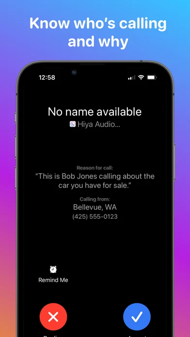 Hiya: Spam Blocker & Caller ID screenshot 1